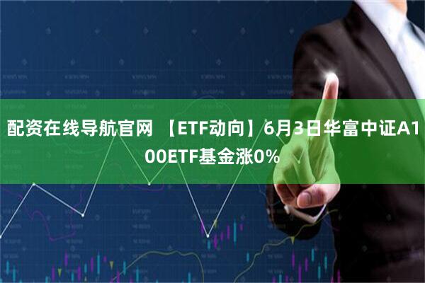 配资在线导航官网 【ETF动向】6月3日华富中证A100ETF基金涨0%