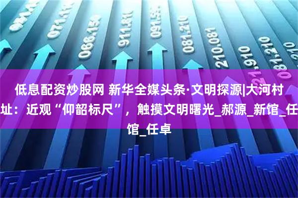 低息配资炒股网 新华全媒头条·文明探源|大河村遗址：近观“仰韶标尺”，触摸文明曙光_郝源_新馆_任卓